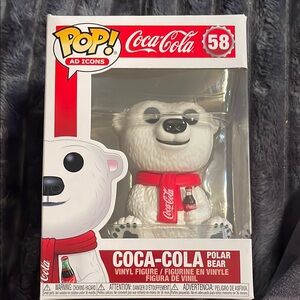 Coca-Cola Polar Bear with Red Scarf Vinyl Figure